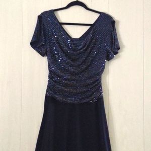 Enfocus Studio Navy Blue Dress